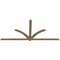 Ekena Millwork Redmond Rough Sawn Timber Gable Bracket, Douglas Fir, 108"W x 49"H x 2"D x 4"F, 11/12 Pitch GBW108X49X0204RED00RDF - alternate 3